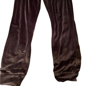 Yamamay Chenille Velour Velvet Joggers Track Suit Pants M Soft Gray